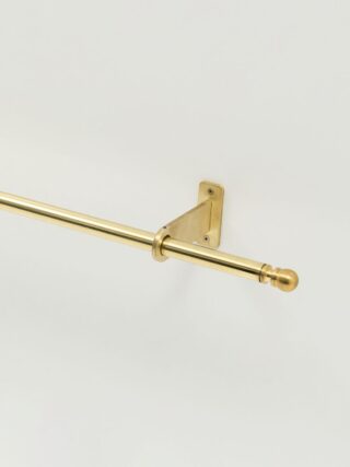 Карниз Italy, Art Nouveau - line Valentin, латунь 100%. одинарный