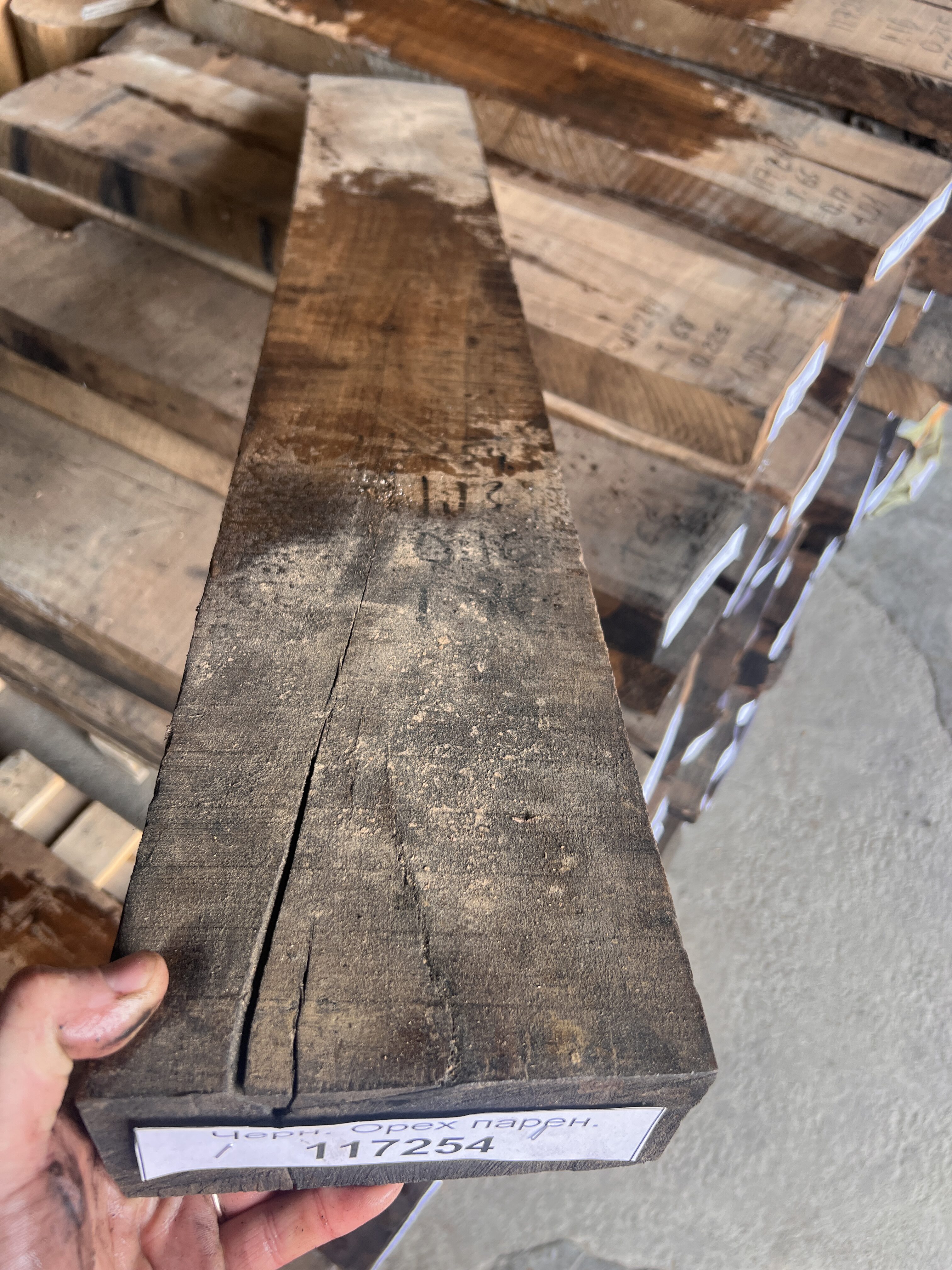 Черный орех (Грецкий) B Сухой слэб, доска пареный 1-2-117254 1 Черный орех (Грецкий) B Сухой слэб, доска пареный 1-2-117254