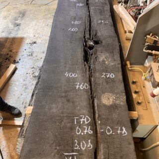 Мореный дуб слэб, доска - Bog oak-черный дуб, золотой дуб111536