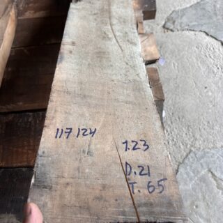 Черный орех (Грецкий) B Сухой слэб, доска пареный 1-2-117124