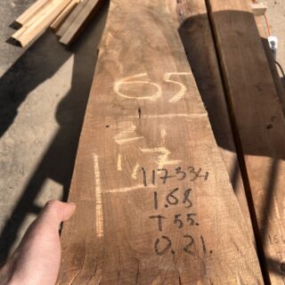 Америкаский Черный орех пол-обр слэб, доска S 117334