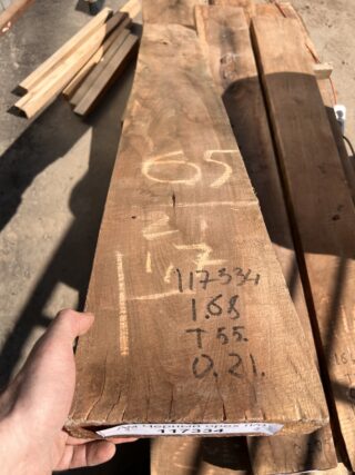 Америкаский Черный орех пол-обр слэб, доска S 117334